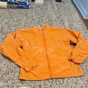 Nike Vibrant Orange windbreaker coat
